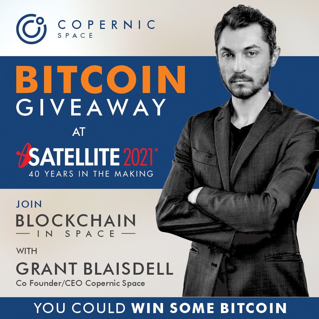 Copernic Space giving away Bitcoin to Space Industry